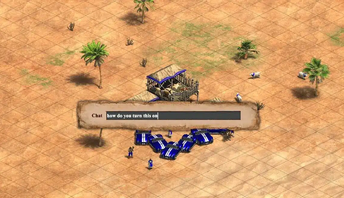How to use AOE 2 cheats