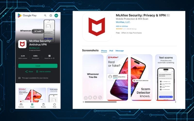 How to use McAfee VPN on mobile